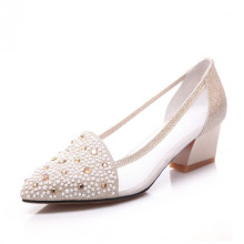 wholesale lovely ladies kitten heel bridal shoes women low heel